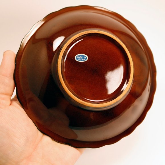 Vintage Brown and Gold Trinket Dish Made in Japan - Picture 6 of 7